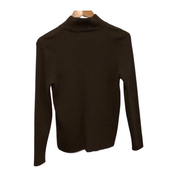 Charter Club Brown Cardigan Sweater - Picture 2 of 10